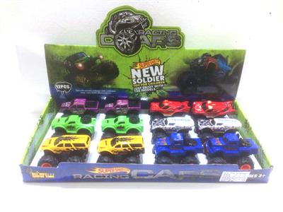 12/box mixed double inertia alloy off-road vehicle