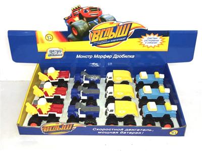 12/box mixed double inertia alloy off-road vehicle