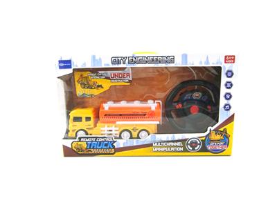 Four-channel light music remote control tanker (without electricity)