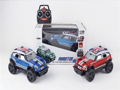 1:18 Daur Rally PVC remote control car mini