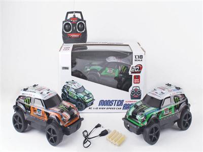 1:18 Daur Rally PVC remote control car mini