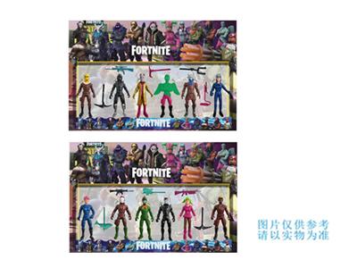 3.5 inch fortress night 5th quarter with accessories + keychain / 6 / 2 models