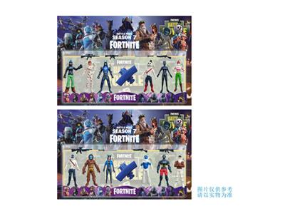 3.5 inch fortress night 7th quarter with accessories + keychain / 7 / 2 models