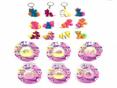 High-grade double-sided color pattern blister plastic solid color Ma Baoli 6 color mixed with horse 