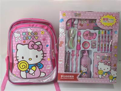 School bag stationery set HELLOKITTY