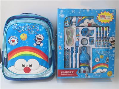 Schoolbag stationery set Doraemon