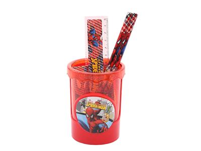 997 cup stationery set Spiderman pen holder 6.5*10CM