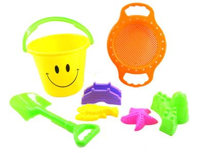 206 smiley beach bucket combination 6 (7 pieces)