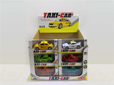 1:43 alloy pull back taxi