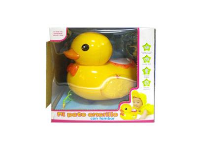 Yellow duck pat drum