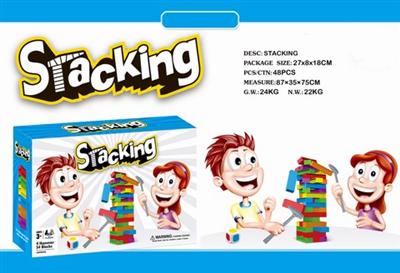 STACKING Knock Jenga Block Game