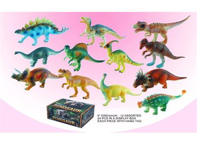 12 6-inch dinosaurs