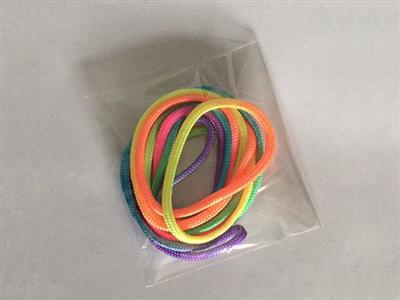 Rainbow gradient round rope