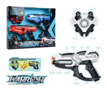 Lazer gun with badge