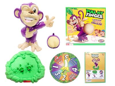 Pull my finger Puzzle fart monkey board game toy (English manual)