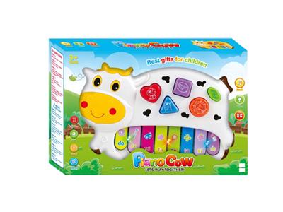 13-key cow music lighting Western learning piano