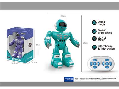 Intelligent robot. Mechanical talent (purple, green)