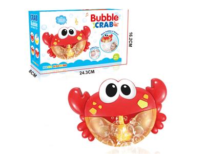 Crab bubble machine (charged with music)