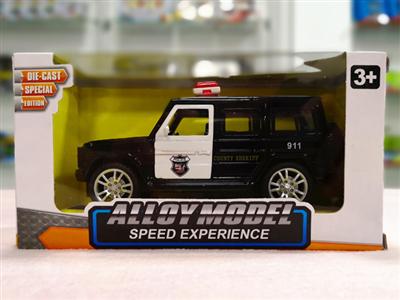 1:32 Mercedes-Benz Big G American Police Car Edition Alloy Car Model