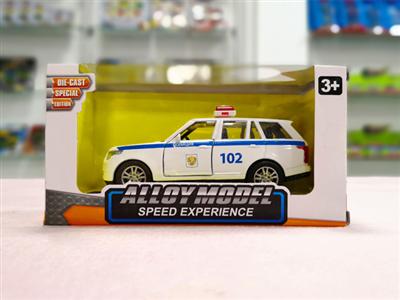 1:32 Land Rover Range Rover Russian police car version alloy car model (double door lighting music)