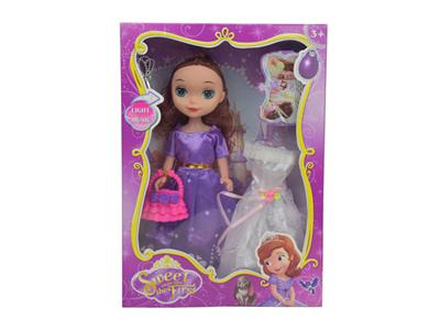 9-inch Disney Sophia empty body (multiple clothes mixed)