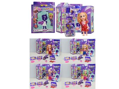 6 inch hairdressing princess (4 mixed)
