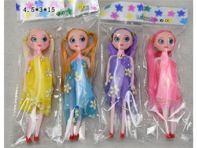 4 7-inch real fashion dolls