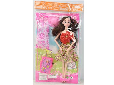 11.5 inch solid 9 joint Barbie cardboard 3D eye