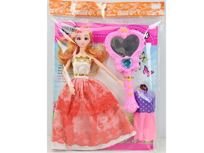 11.5 inch solid 9 joint Barbie cardboard 3D eye