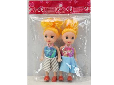 Real 3 inch doll (two packs)