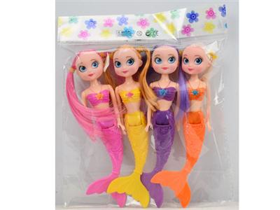 4 7-inch real mermaid