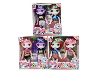 6 inch unicorn solid double 3 mixed