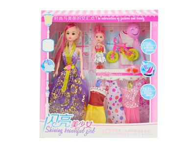 11.5-inch body replacement Barbie with small Kelly