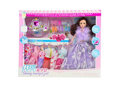 11.5-inch body replacement Barbie with crown