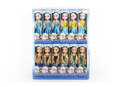12 show 9 inch solid ice snow Barbie 12pc mixed