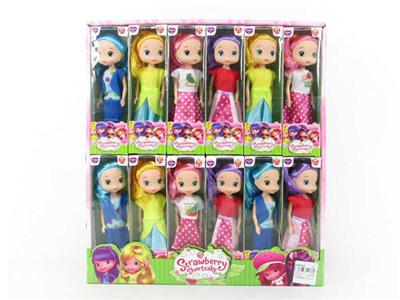 12 show 9-inch solid candy Barbie 12pc mixed