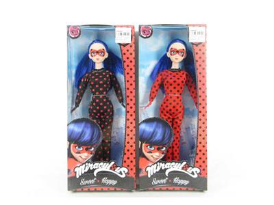 11.5 inch Disney ladybug body Barbie 2 mixed