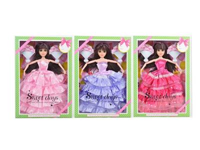 11.5 inch 12 joints solid 3D eyes Amy wedding Barbie 3 mixed