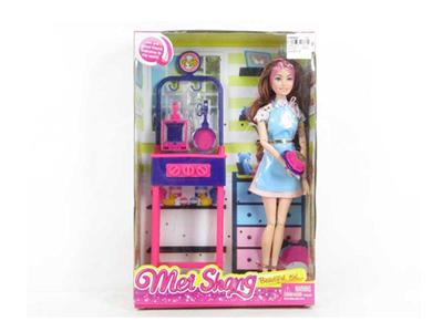 11.5 inch 12 joints real fashion Barbie with oven with baking utensils