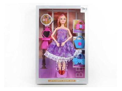 11.5 inch solid 12 joint fashion Barbie with accessories