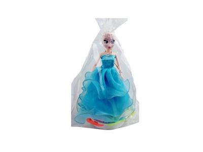 11.5 inch body with light with music ice and snow lanterns rotating Barbie