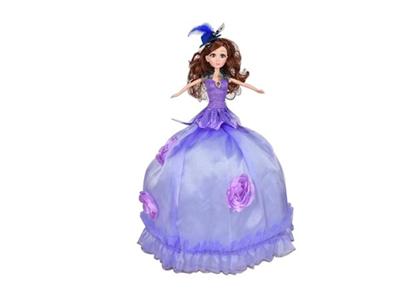 High-end 16 inch 3D eyes large wedding dress tail skirt real umbrella Barbie