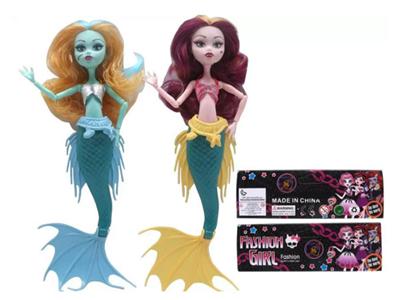 9 inch 12 joints real ghost baby mermaid Barbie 2 mixed