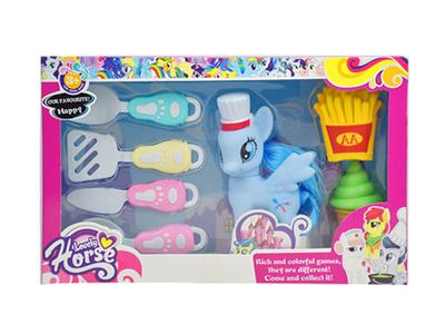 Chef pony window box with cutlery