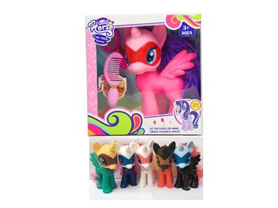 Color pony Baoli six mixed