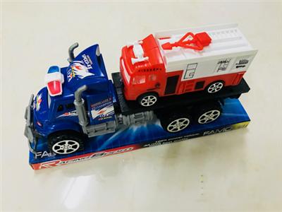 惯性拖头车拖1只消防车