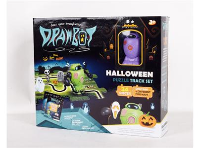 DRAWBOT lined tracking robot (Halloween theme)