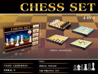 Big box of chess 4 in 1