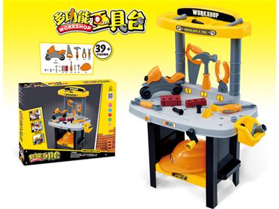 Multi-tool table combination (with tool cap), yellow