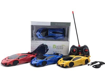 Remote climbing wall car